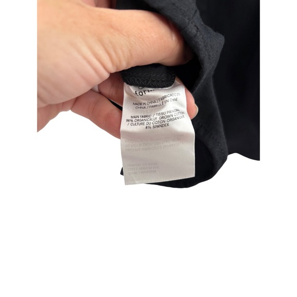 Reformation Black Square Neck Puff Sleeve Mini Dress Size 4 - Picture 4 of 4